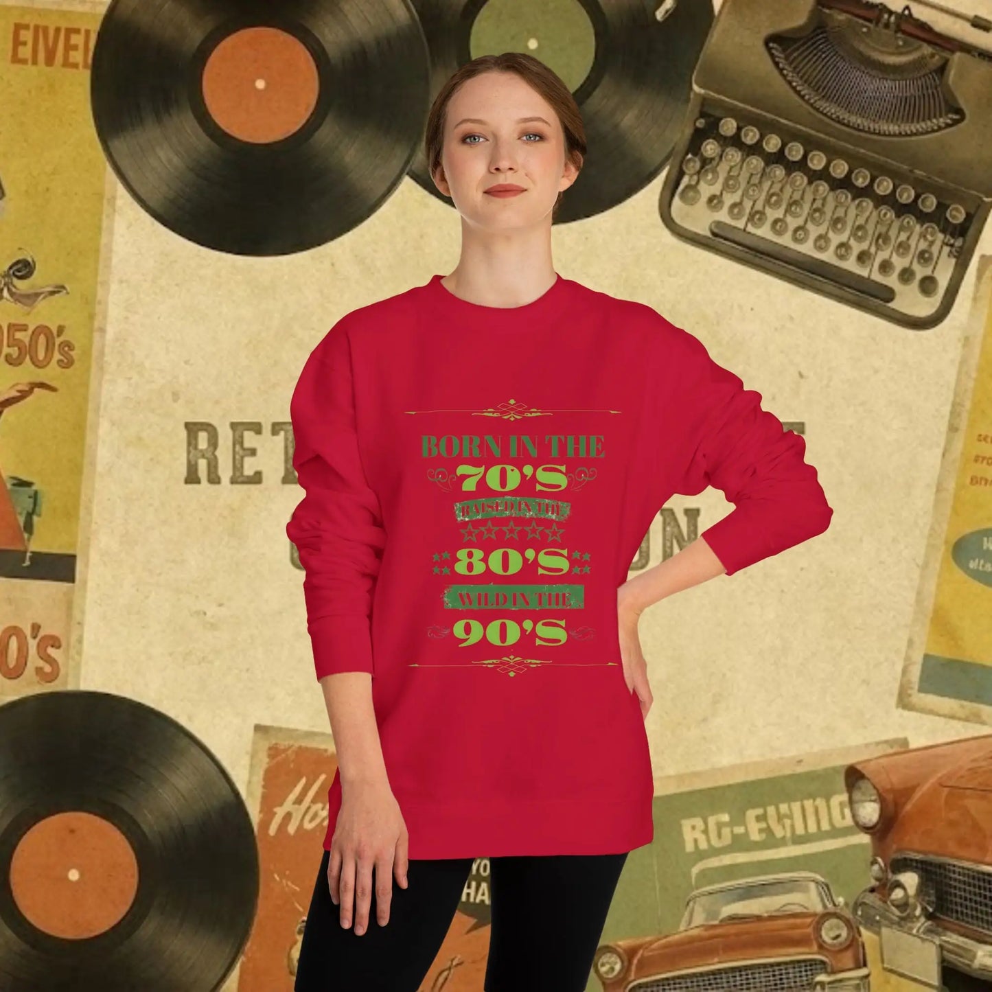 70s Born 80s Raised Survivor Sweatshirt | Retro Nostalgia
