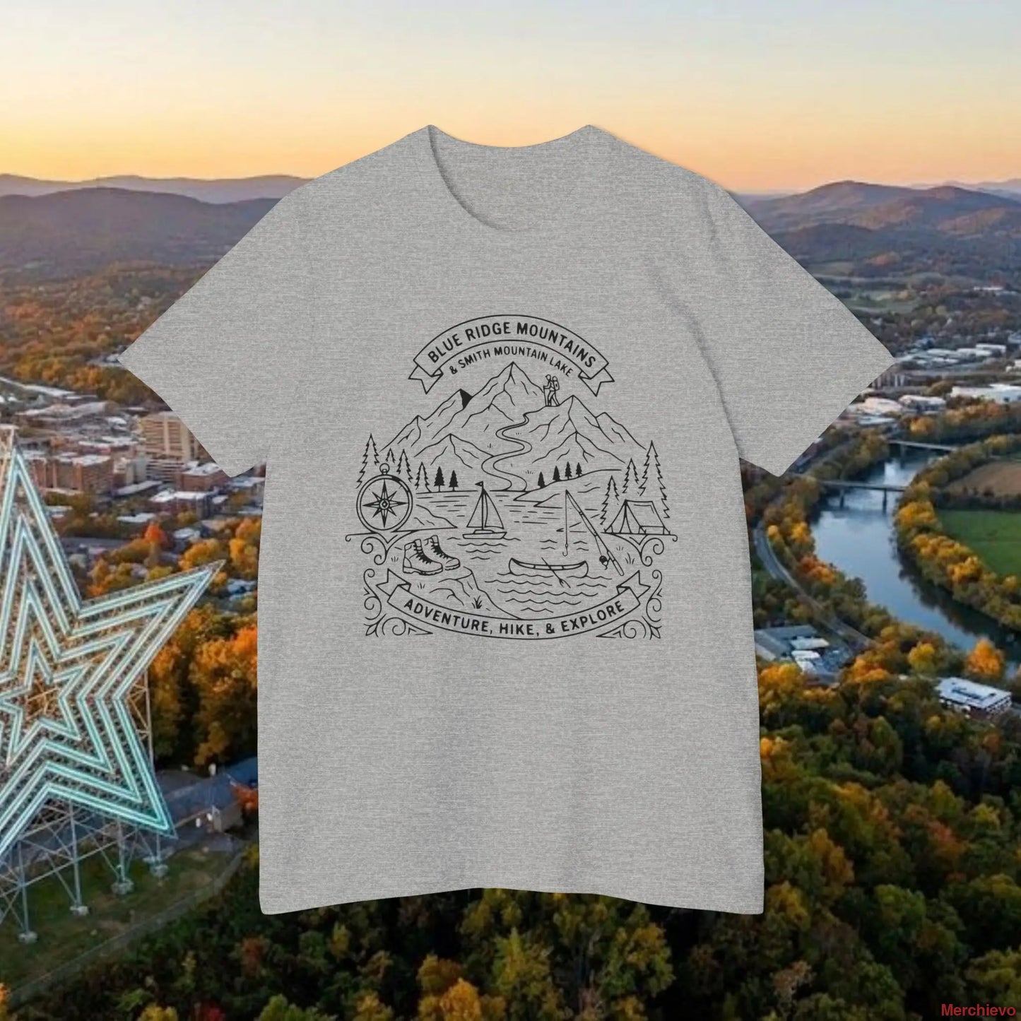 Blue Ridge Mountains Adventure T-Shirt T-Shirt