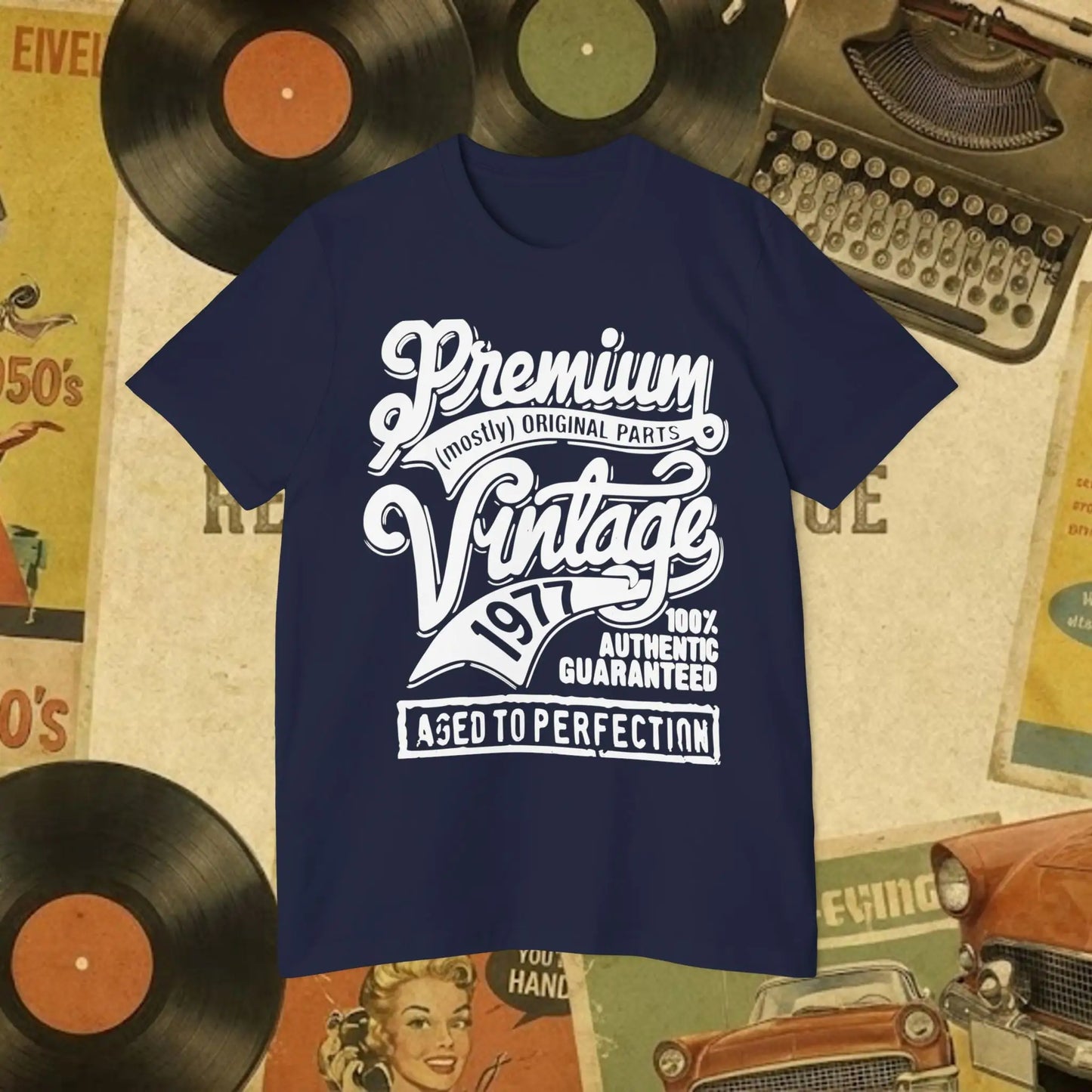 Vintage 1977 Aged to Perfection Tee