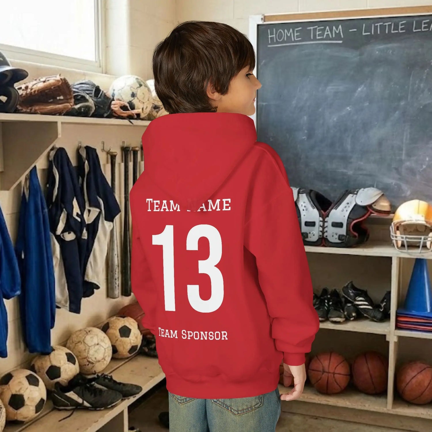 Custom Team Youth Pull Over Hoodies
