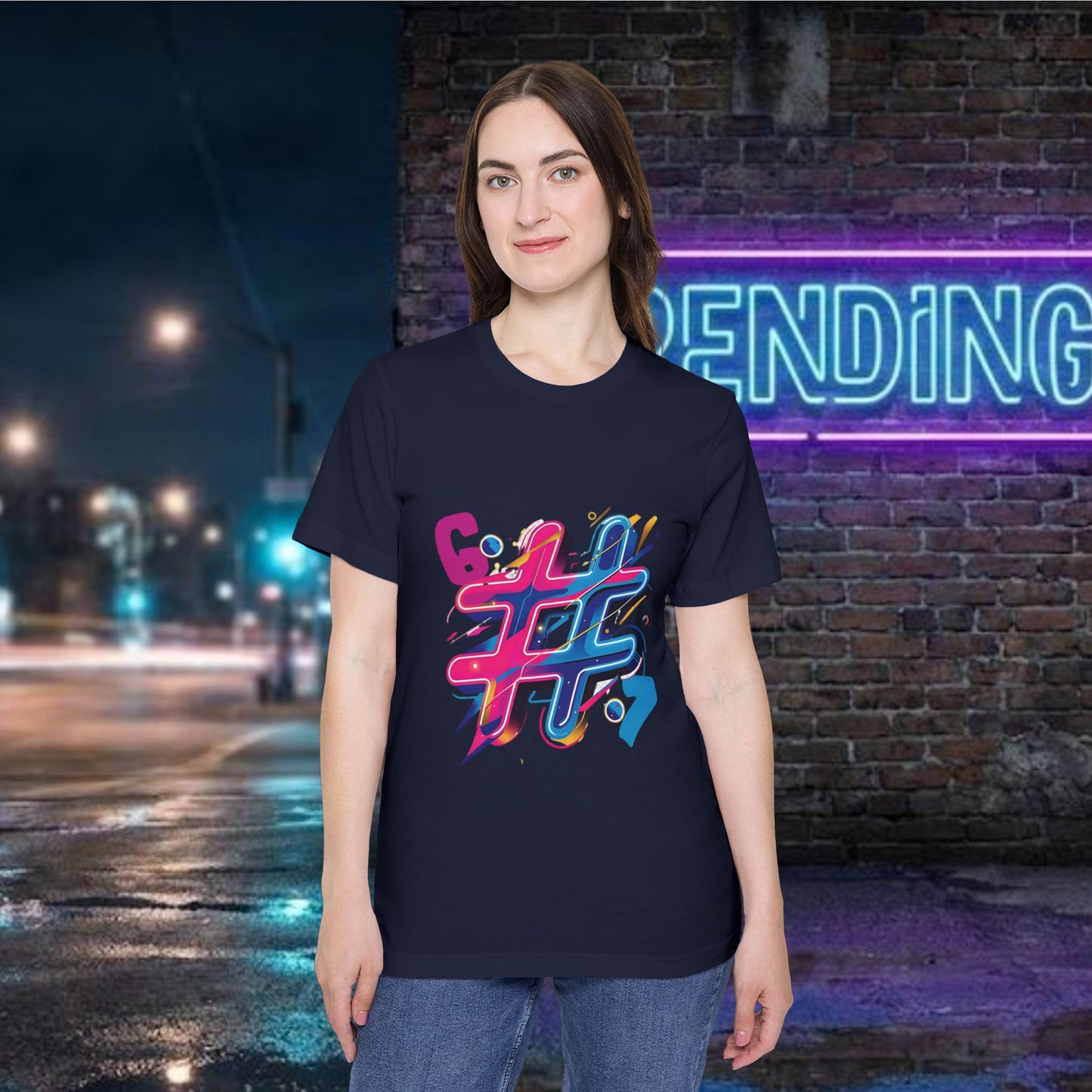 6-7 Hashtag Graphic T‑Shirt