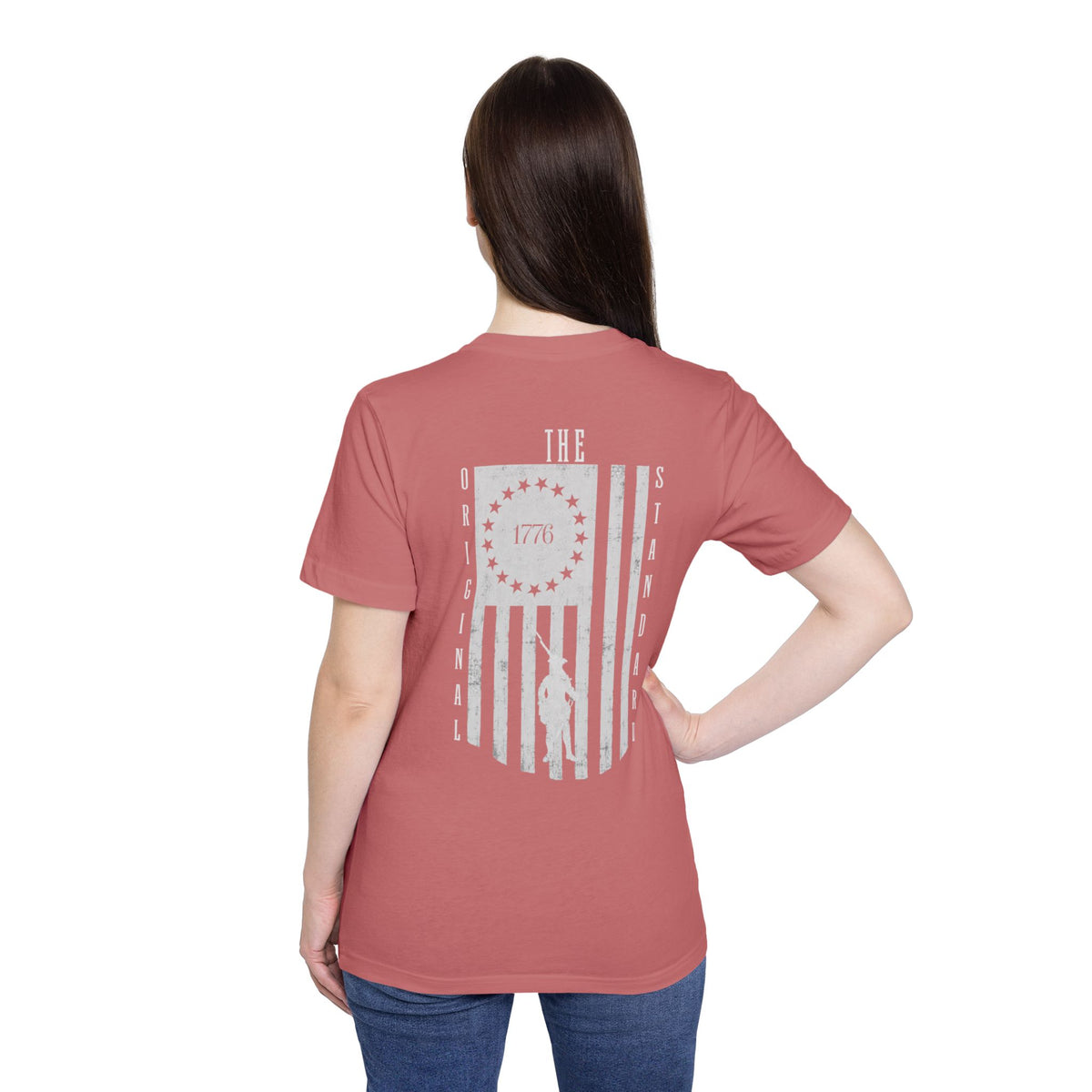 Original Standard Distressed T-Shirt — Patriotic USA Vintage Graphic Tee by Merchievo (photo 18 of 60)