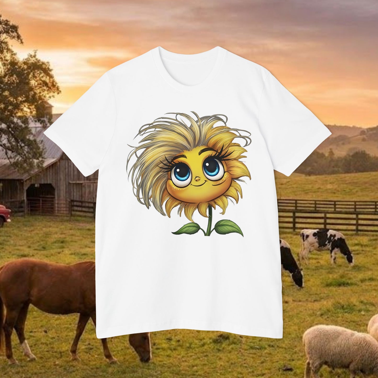 Little Miss Sunny Sass Sunflower Tee