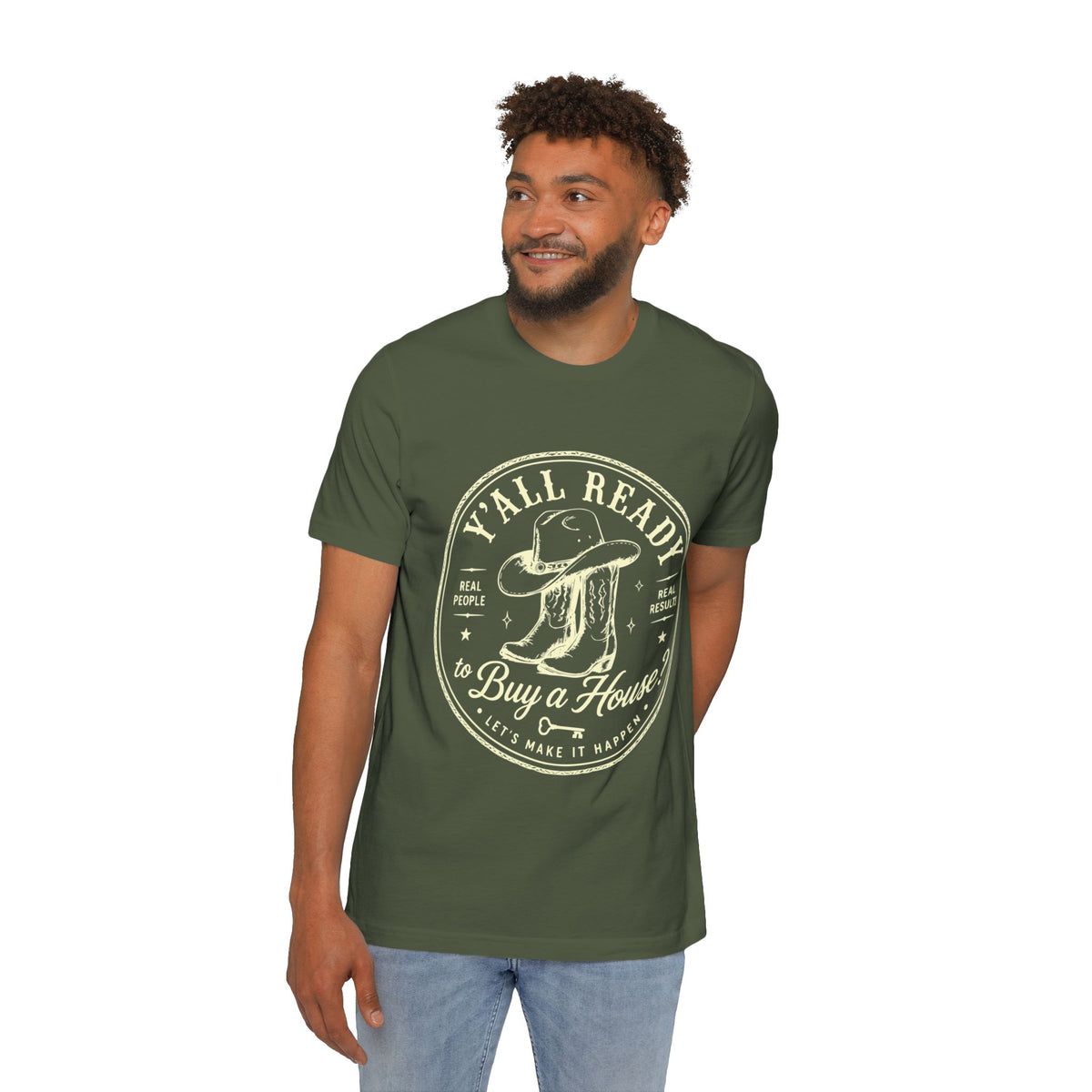 Y'All Ready to Buy a House vintage realtor graphic t-shirt by Merchievo (photo 5 of 5)