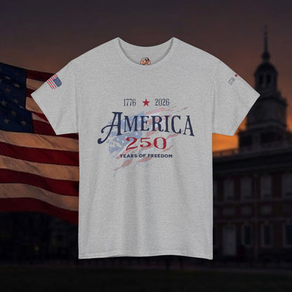 America 250th Anniversary T-Shirt — 1776–2026 Stars & Stripes Celebration Tee