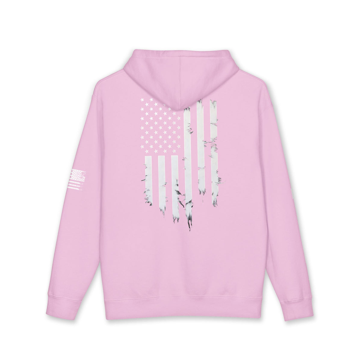 Liberty Reloaded Patriotic American flag graphic hoodie by Merchievo (photo 1 of 5)
