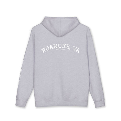 Roanoke "Trails & Tails" Premium Heavyweight Hoodie — Sunset Bear Edition