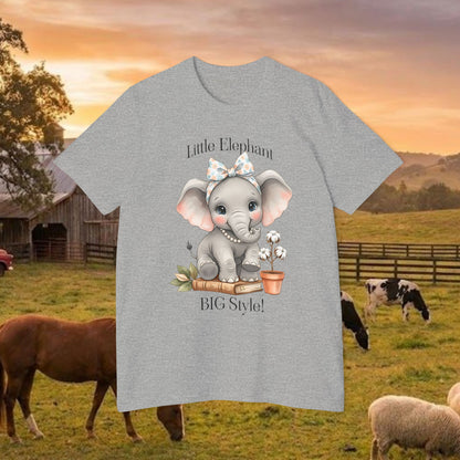 Sweet Little Elephant Jersey Tee