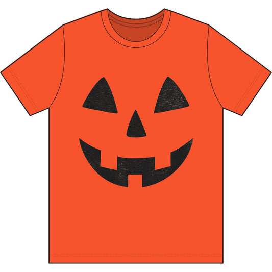 Pumpkin Jack-O'-Lantern Halloween orange graphic t-shirt by Merchievo (photo 1 of 5)