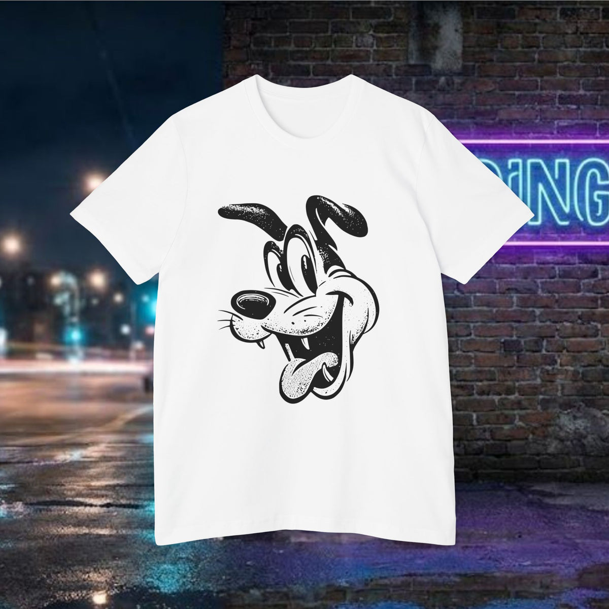 Retro Rubber Hose Dog T-Shirt — Classic Vintage Cartoon Graphic Tee by Merchievo (photo 8 of 24)