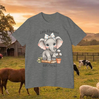 Sweet Little Elephant Jersey Tee