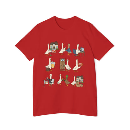 Goose Life Graphic T-Shirt — Cute Goose Occupations Illustration by Merchievo (photo 83 of 84)