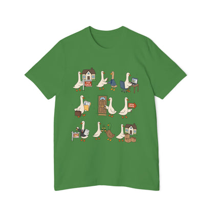 Goose Life Graphic T-Shirt — Cute Goose Occupations Illustration by Merchievo (photo 48 of 84)