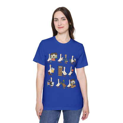 Goose Life Graphic T-Shirt — Cute Goose Occupations Illustration by Merchievo (photo 61 of 84)