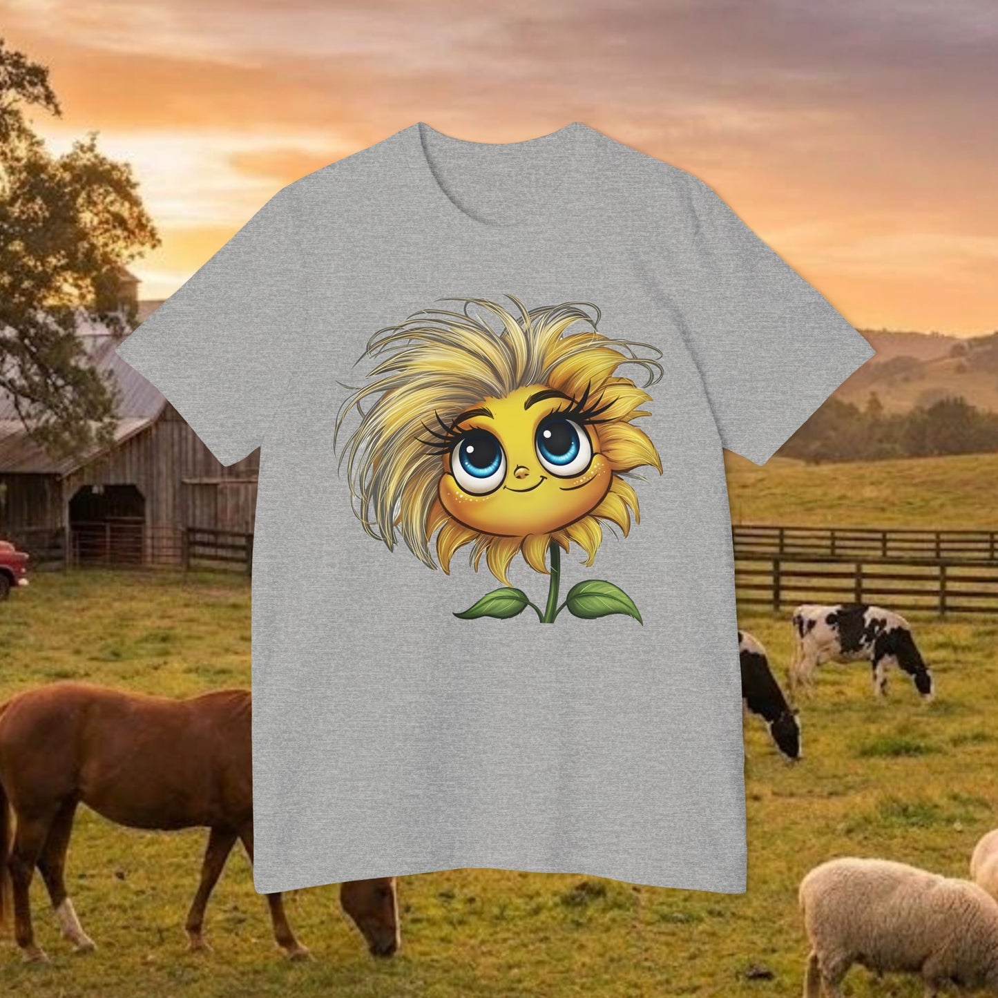 Little Miss Sunny Sass Sunflower Tee