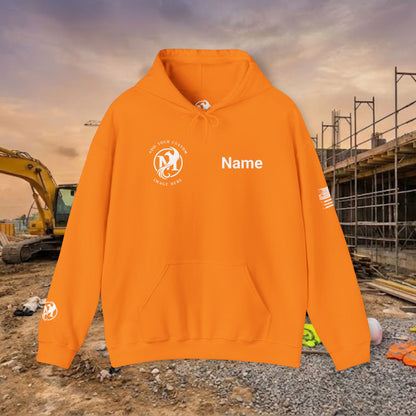 Custom Workwear Pull Over Hoodie – Right Chest Logo & Name (Gildan Heavy Blend)
