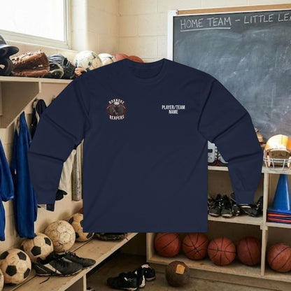 Custom Team Adult Long Sleeve T-Shirt – Right Chest Logo