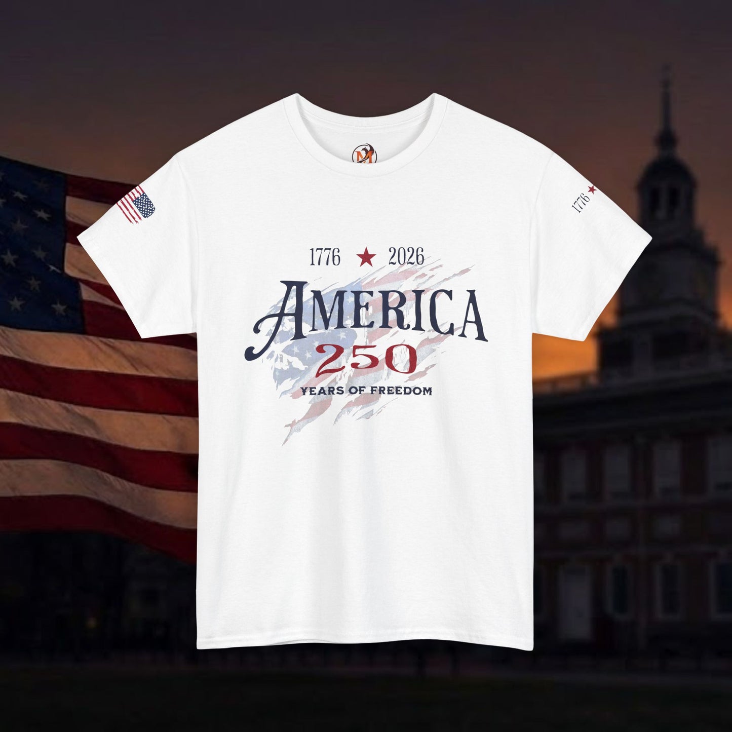 America 250th Anniversary T-Shirt — 1776–2026 Stars & Stripes Celebration Tee