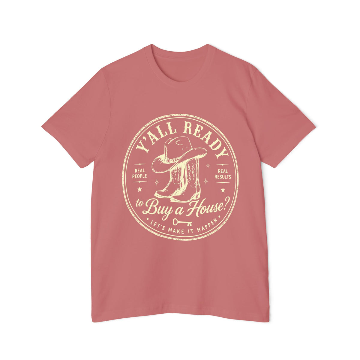 T‑Shirt — “Y’All Ready to Buy a House?” Vintage Realtor Graphic Tee by Merchievo (photo 14 of 60)