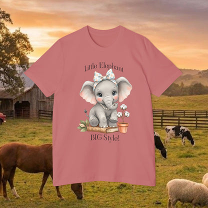 Sweet Little Elephant Jersey Tee