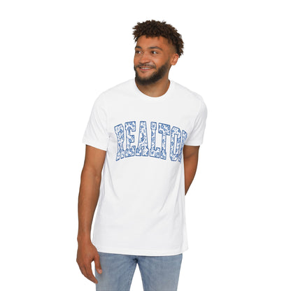 Realtor Floral Arch blue floral graphic t-shirt for real estate agents by Merchievo (photo 5 of 5)