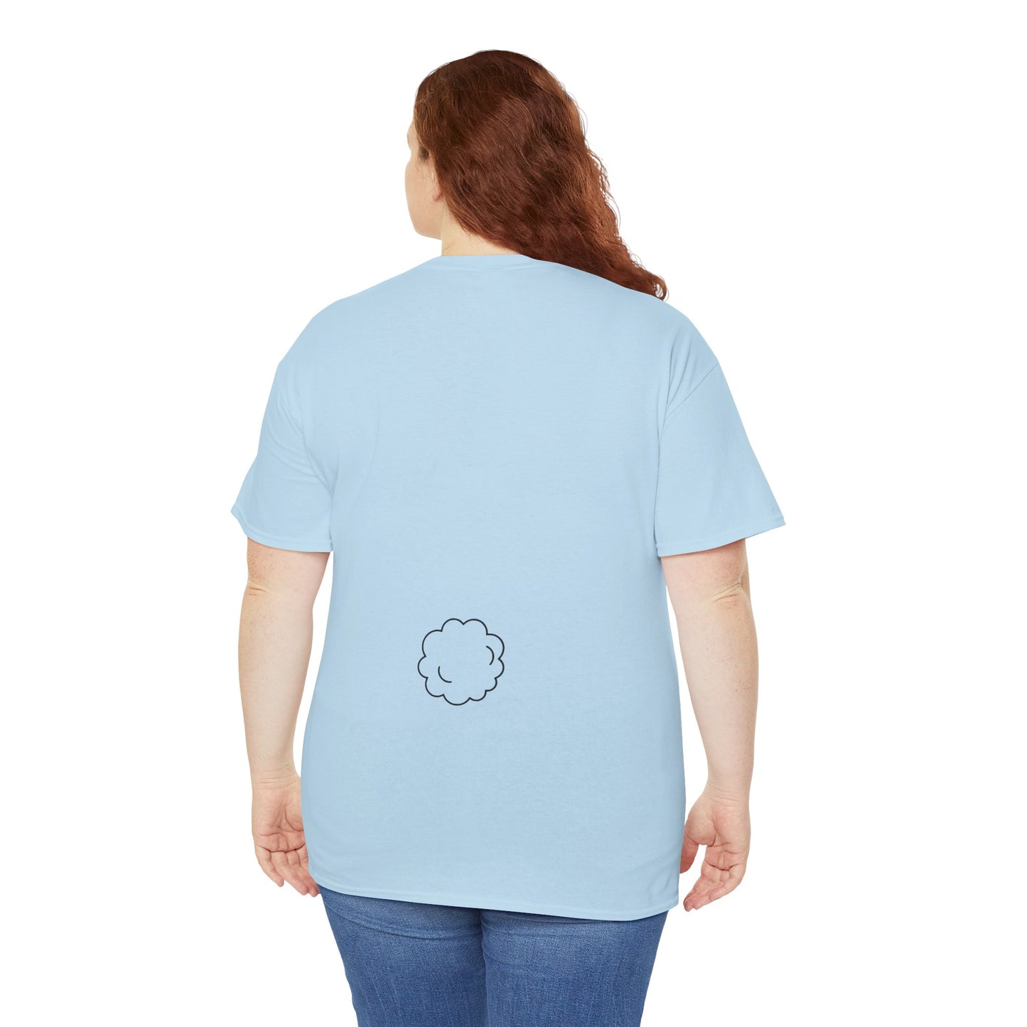 Minimalist Bunny Face Easter Tee — Unisex Adult Spring Graphic Shirt