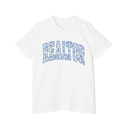Realtor Floral Arch T‑Shirt — Blue Floral REALTOR Tee for Real Estate Agents by Merchievo (photo 8 of 24)