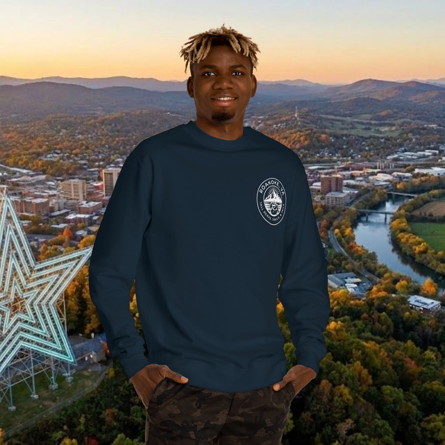 Roanoke Trails Premium Sweatshirt | Lightweight Hiking Sweatshirt