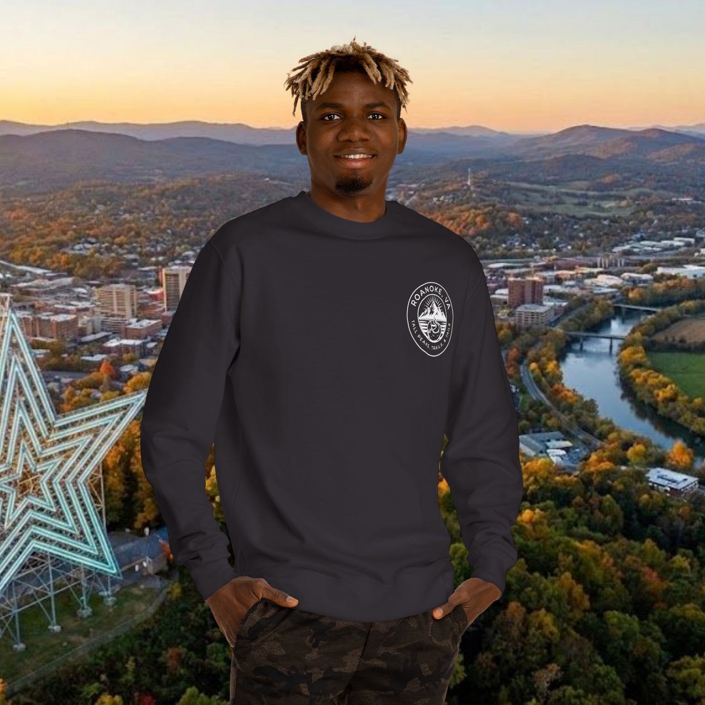 Roanoke Trails Premium Sweatshirt | Lightweight Hiking Sweatshirt