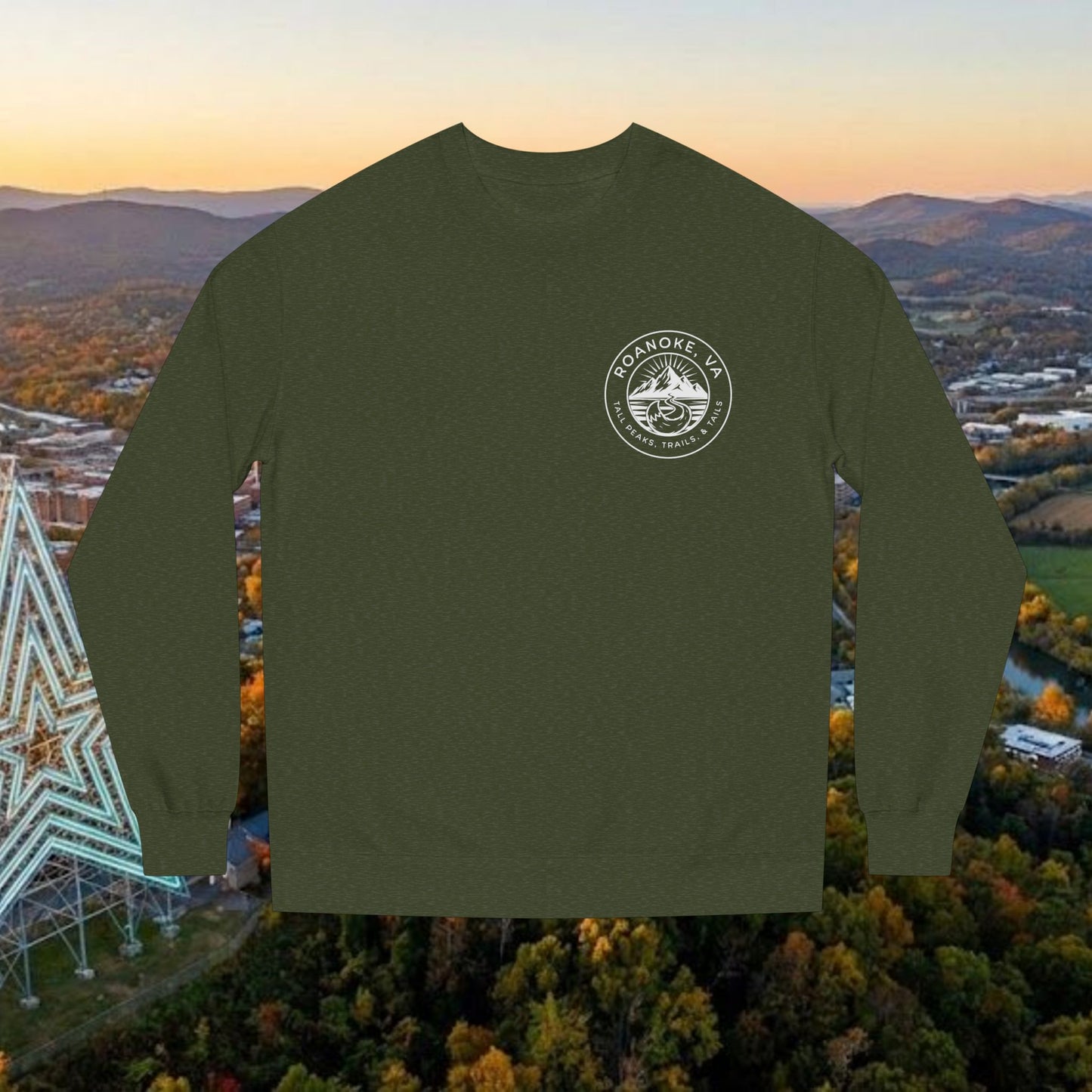 Roanoke Trails Premium Sweatshirt | Lightweight Hiking Sweatshirt