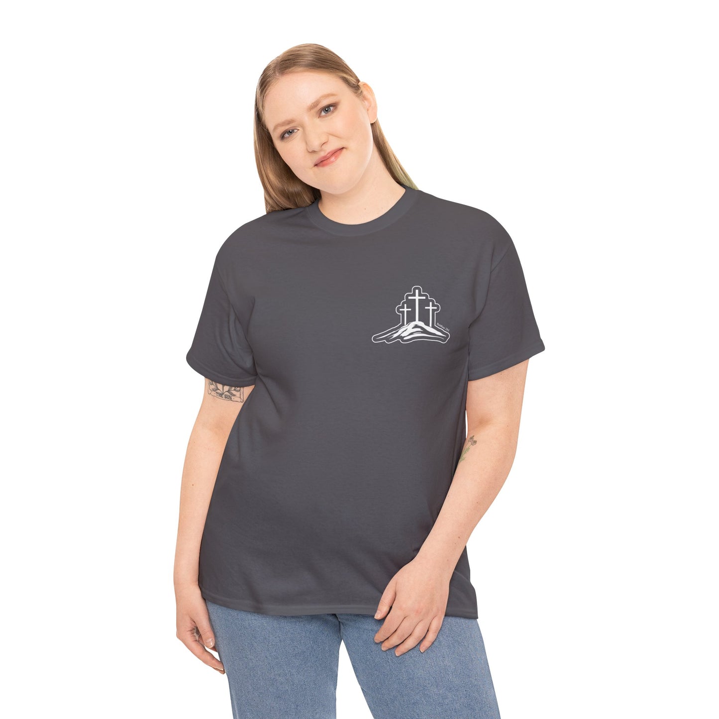 He Is Risen T-Shirt — Minimalist Christian Apparel