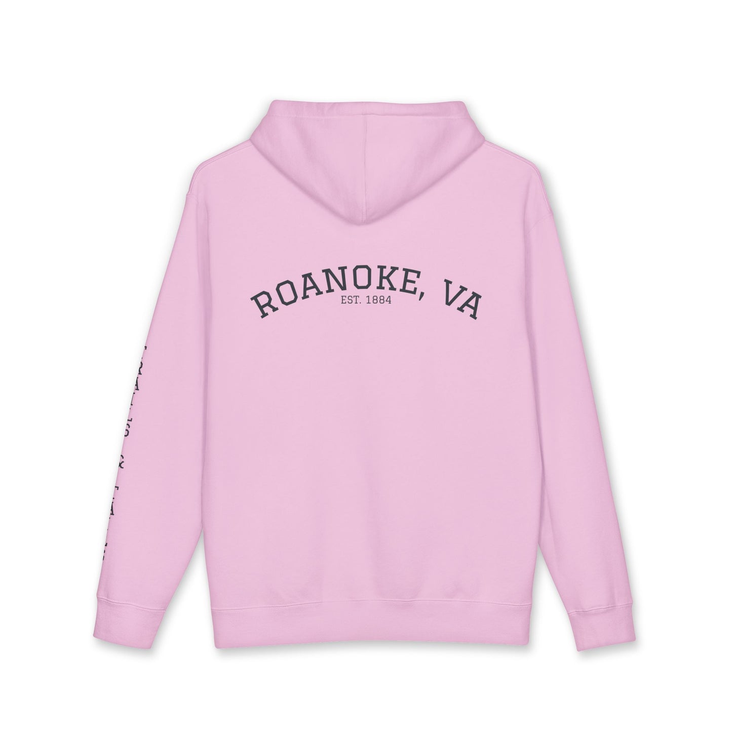 Roanoke "Trails & Tails" Premium Heavyweight Hoodie — Sunset Bear Edition