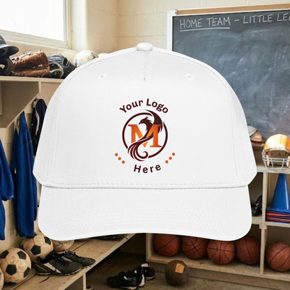 Custom Team Logo Baseball Cap – Mid Profile Snapback Fit – Youth & Adult