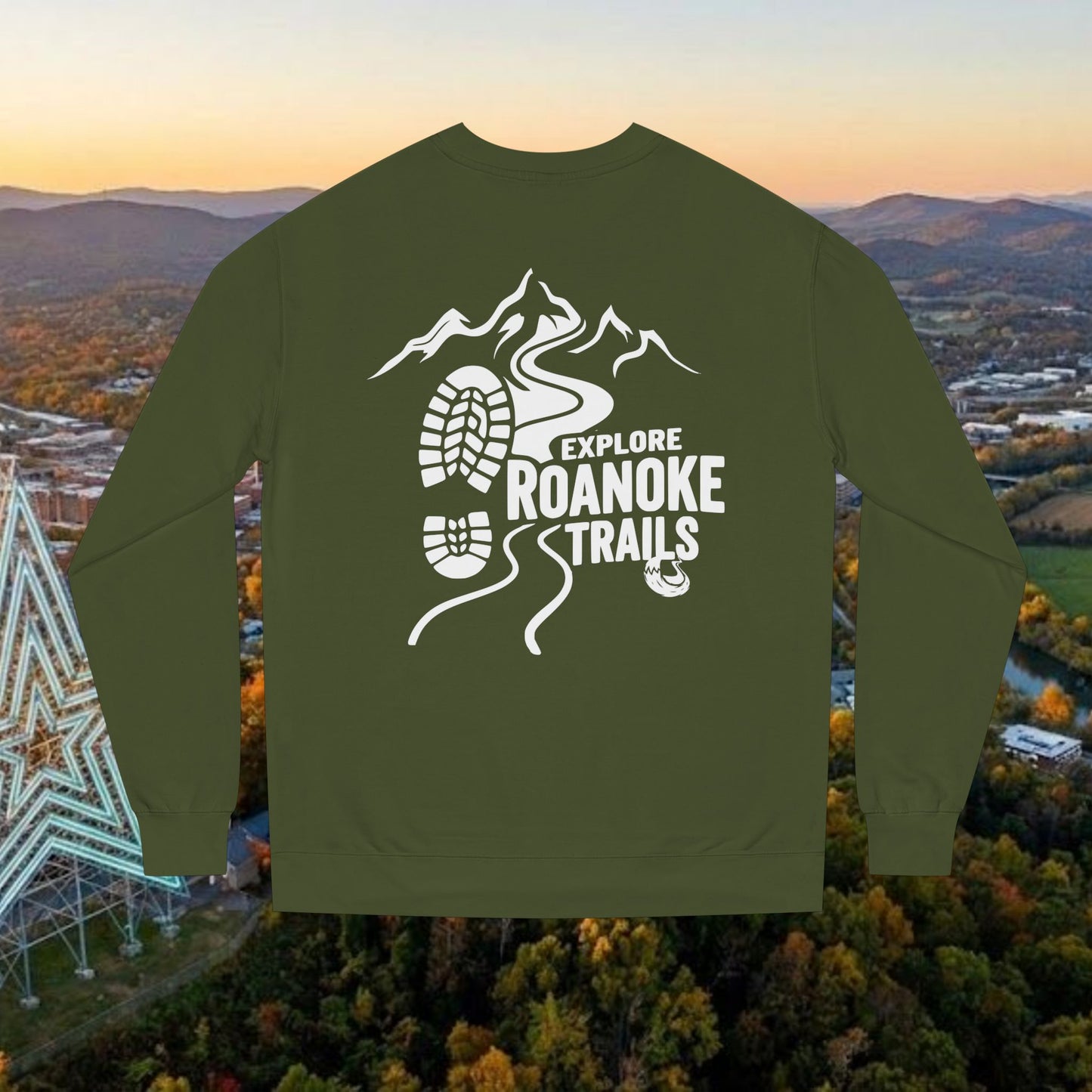 Roanoke Trails Premium Sweatshirt | Lightweight Hiking Sweatshirt