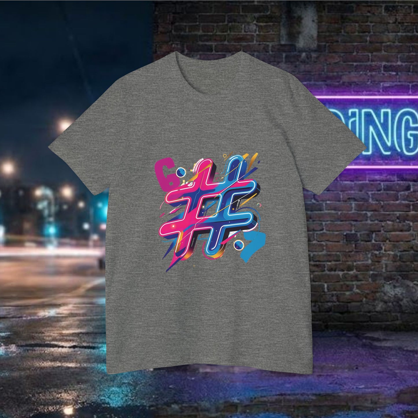 6-7 Hashtag Graphic T‑Shirt
