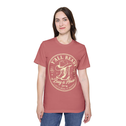 T‑Shirt — “Y’All Ready to Buy a House?” Vintage Realtor Graphic Tee by Merchievo (photo 12 of 60)