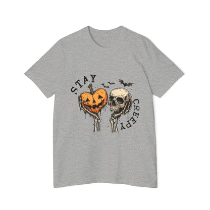 Stay Creepy Halloween T-Shirt – Pumpkin Heart & Skull Graphic by Merchievo (photo 11 of 42)