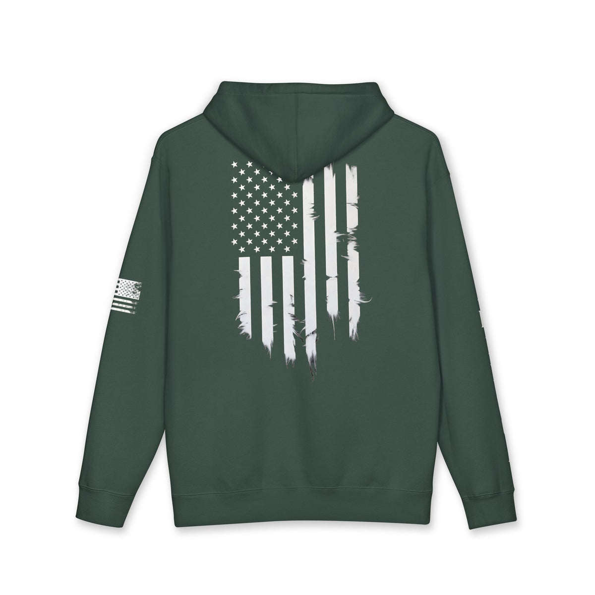 Liberty Reloaded Patriotic American flag graphic hoodie by Merchievo (photo 5 of 5)