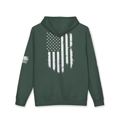 Liberty Reloaded Patriotic American flag graphic hoodie by Merchievo (photo 5 of 5)