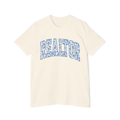 Realtor Floral Arch T‑Shirt — Blue Floral REALTOR Tee for Real Estate Agents by Merchievo (photo 13 of 24)
