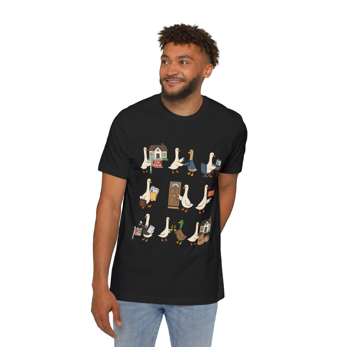 Goose Life cute goose occupations graphic t-shirt by Merchievo (photo 4 of 5)