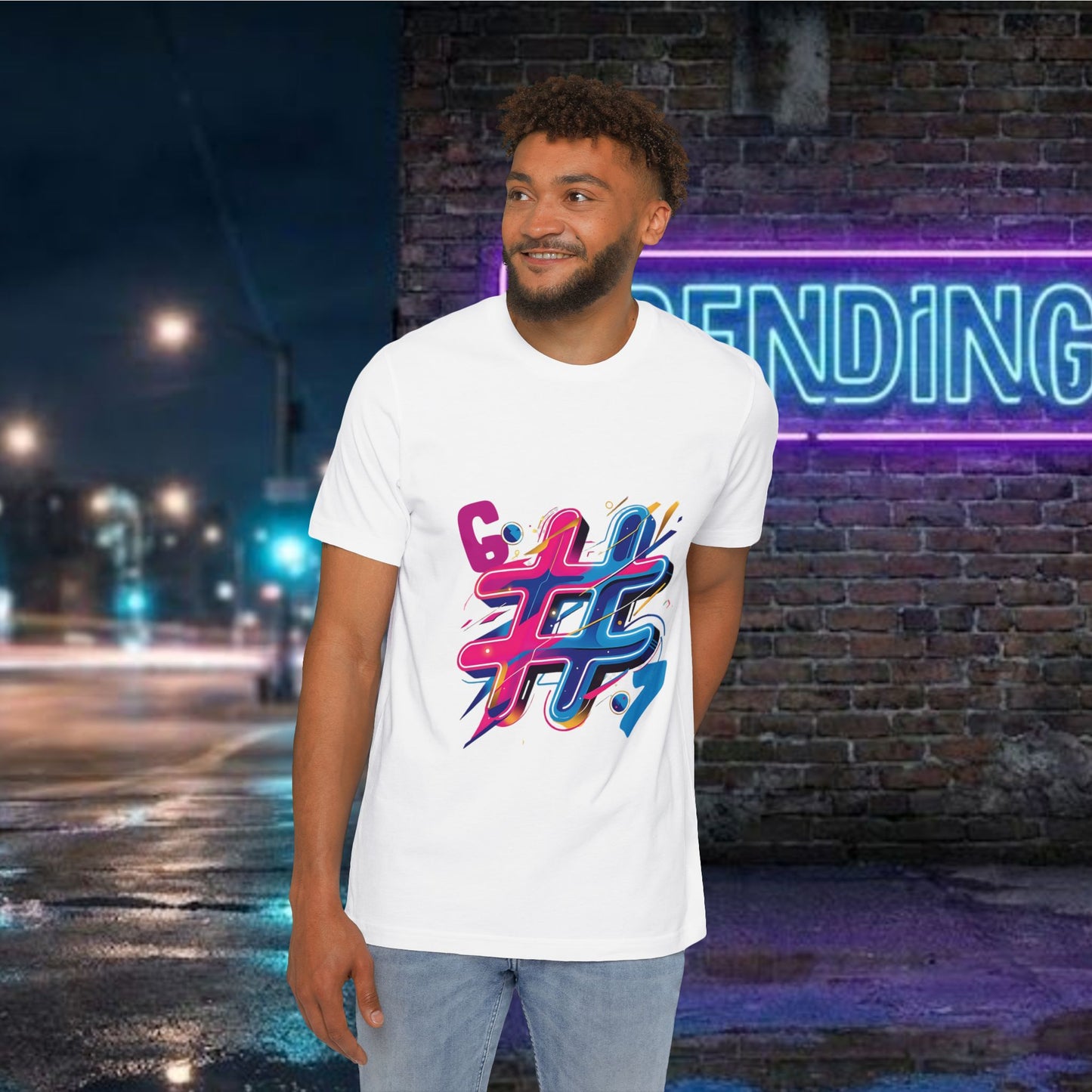 6-7 Hashtag Graphic T‑Shirt