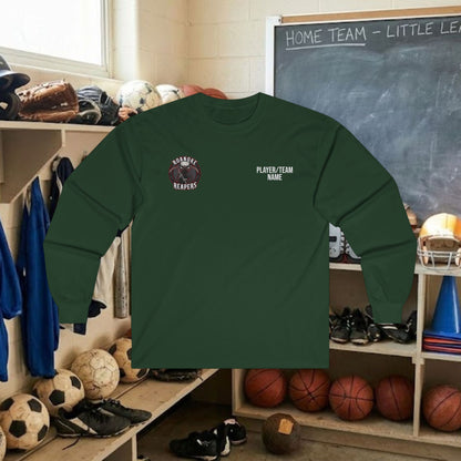 Custom Team Adult Long Sleeve T-Shirt – Right Chest Logo