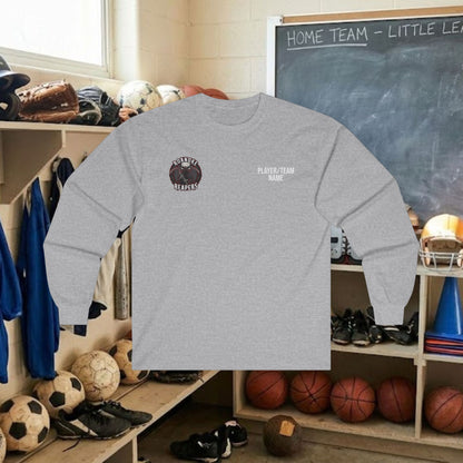 Custom Team Adult Long Sleeve T-Shirt – Right Chest Logo