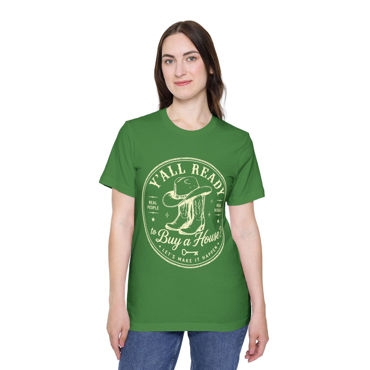 T‑Shirt — “Y’All Ready to Buy a House?” Vintage Realtor Graphic Tee by Merchievo (photo 27 of 60)