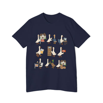Goose Life Graphic T-Shirt — Cute Goose Occupations Illustration by Merchievo (photo 78 of 84)