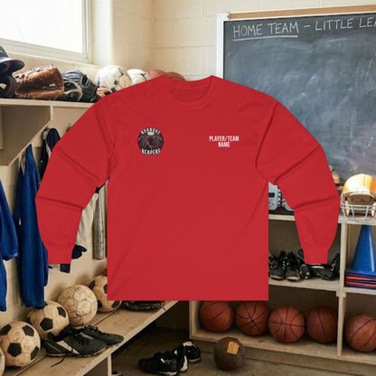 Custom Team Adult Long Sleeve T-Shirt – Right Chest Logo