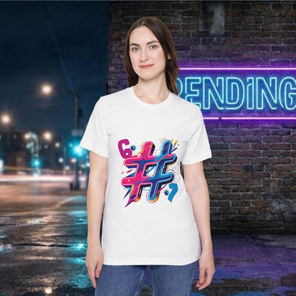 6-7 Hashtag Graphic T‑Shirt