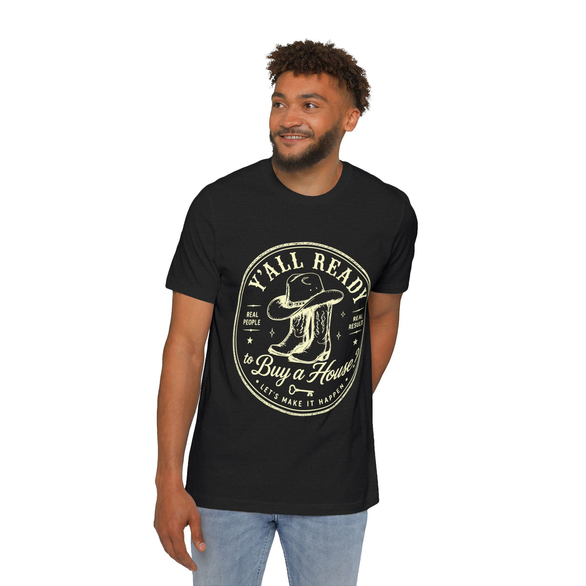 Y'All Ready to Buy a House vintage realtor graphic t-shirt by Merchievo (photo 3 of 5)