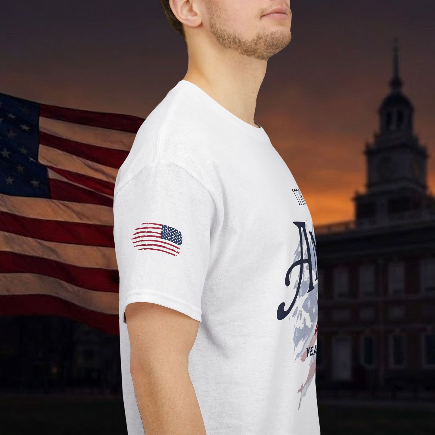 America 250th Anniversary T-Shirt — 1776–2026 Stars & Stripes Celebration Tee